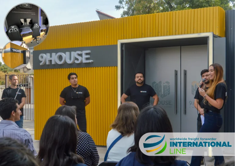 International Line supports the 9House Foundation in the construction of its Hacker House